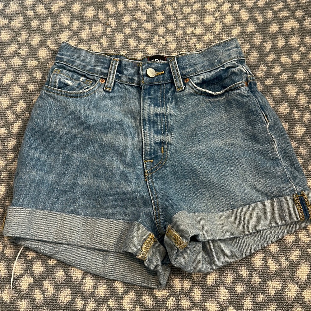 Mom High Rise Jean Shorts